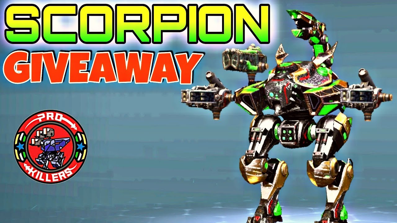 WAR ROBOTS SCORPION GIVEAWAY | PRO KILLERS