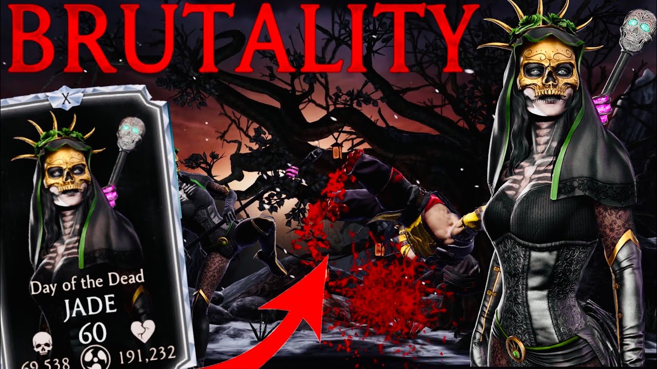 Day of the Dead Jade Survivor Mode Gameplay MK Mobile | She is Amazing😍