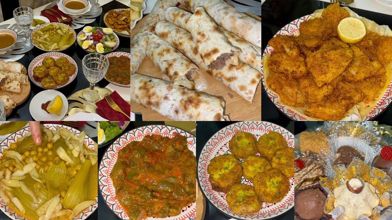 طاولة 28 🌙 صفيحة بلحمة 🫔 روعة دخلو دو فكرة 😍❤️🌷