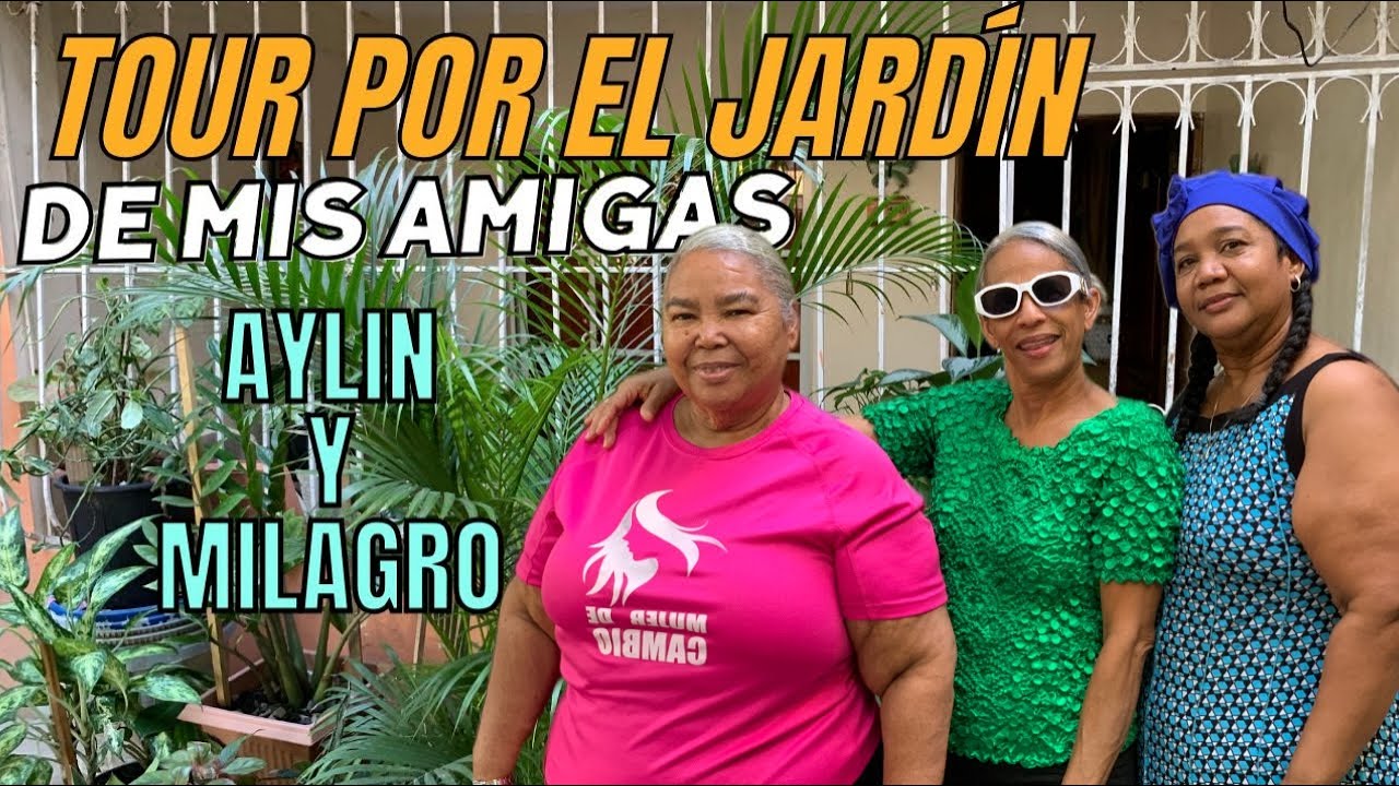 Tour por el jardín de mis amigas Aylin y Milagro😍🪴