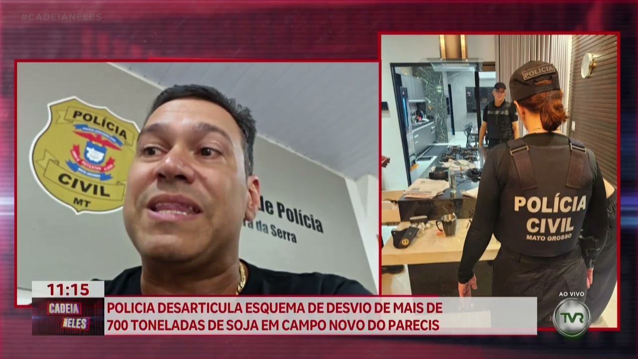 Policia desarticula esquema de desvio de mais de 700 toneladas de soja em Campo Novo do Parecis