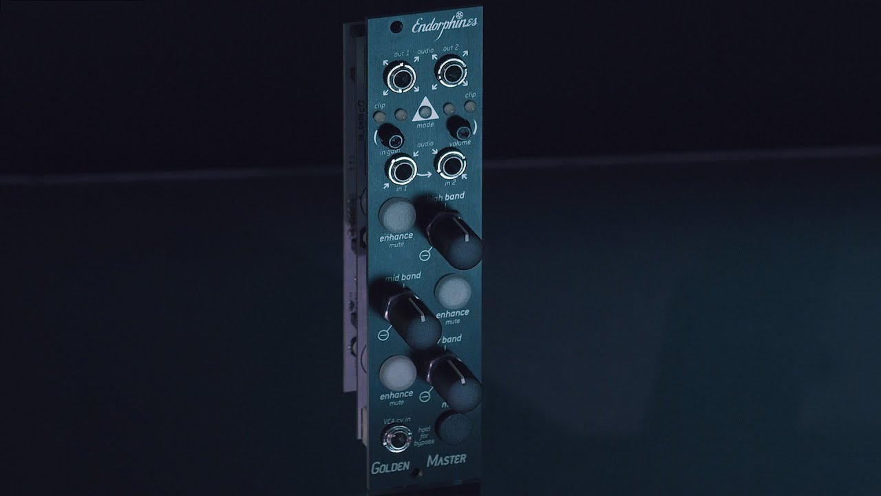 Introducing GOLDEN MASTER: eurorack final output multiband processor