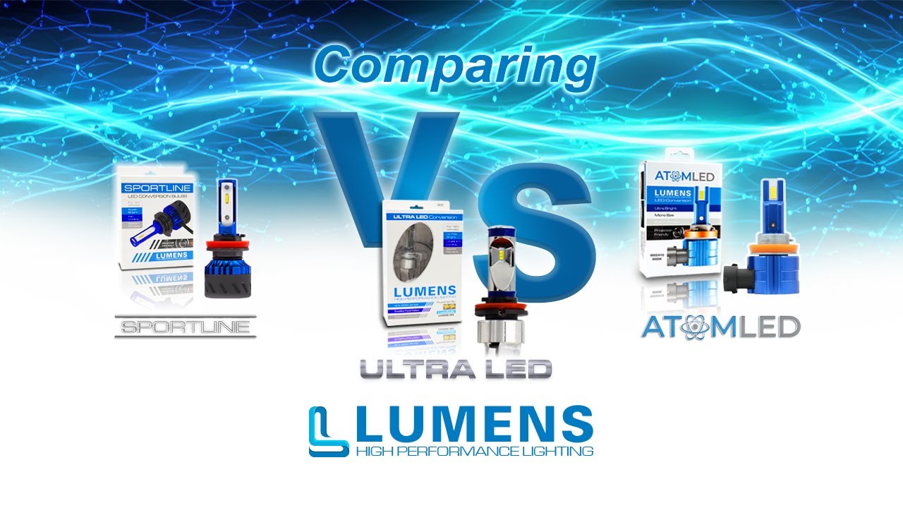 Comparing ULTRA, Sportline, & ATOM LEDs | LUMENS High Performance Lighting (HPL)