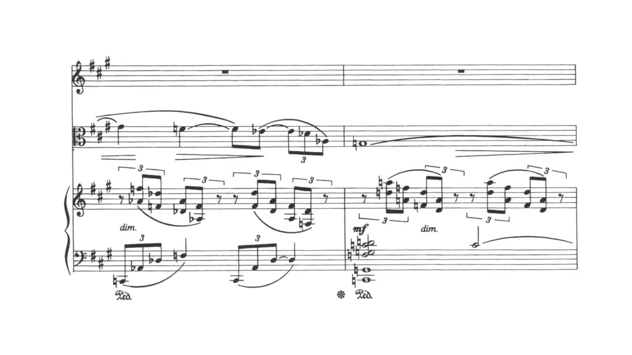 Frank Bridge - 3 Songs for Voice, Viola and Piano (H. 76)