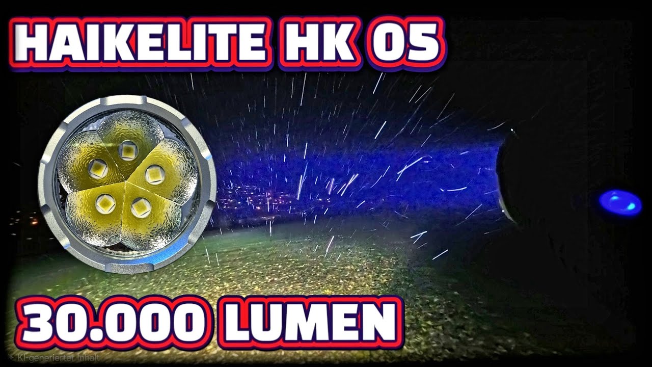 Haikelite HK05 30.000 Lumen, Lumenmonster