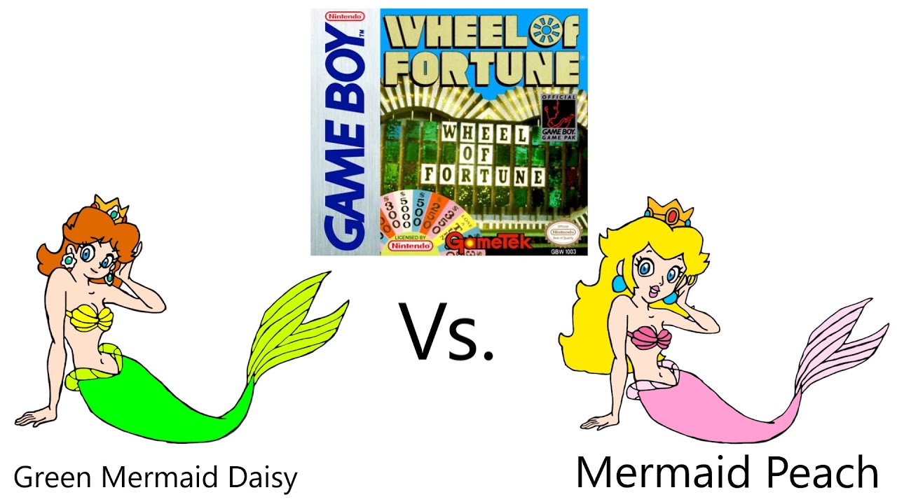 Wheel of Fortune Game Boy Season 3 Episode 102 (White Mermaid Daisy vs. Mermaid Peach)