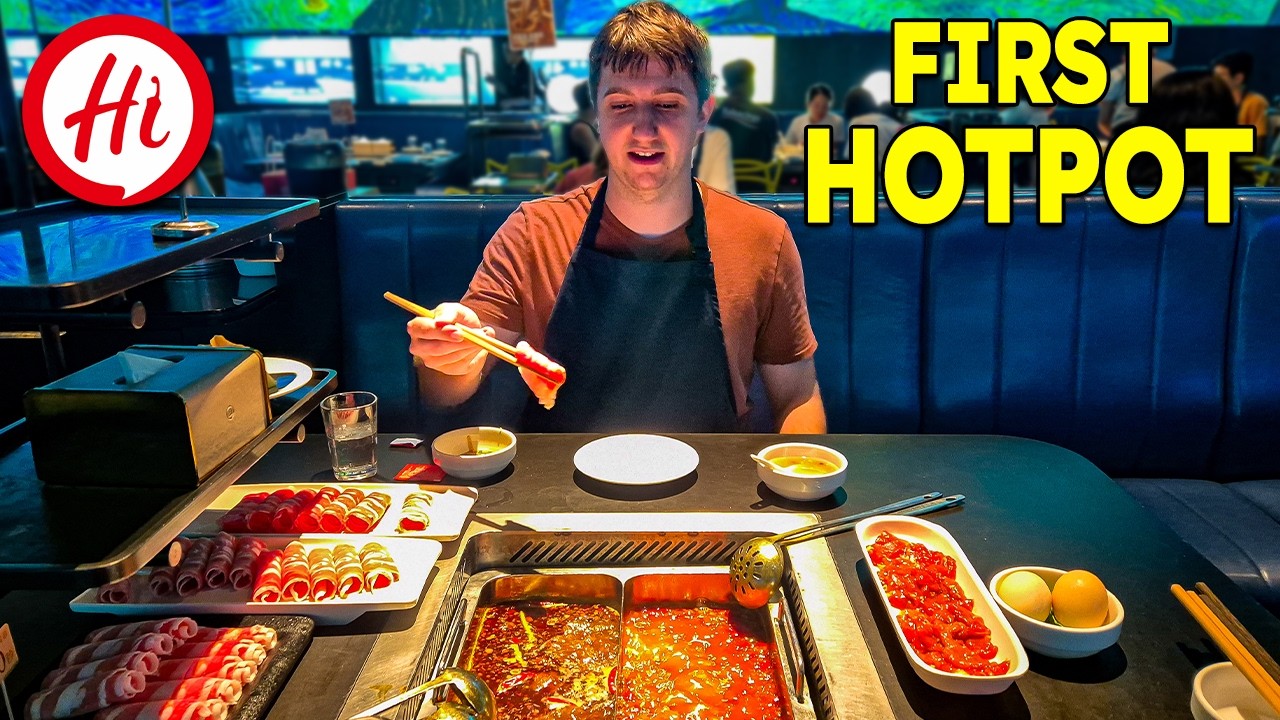 Americans Try Hot Pot in China for the First Time! 🇨🇳