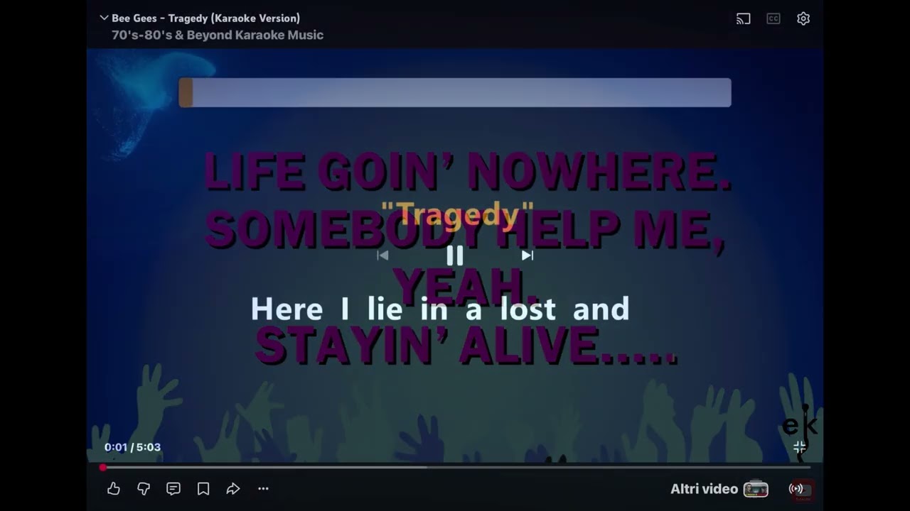Mix Bee Gees Karaoke by Peppeilmoro