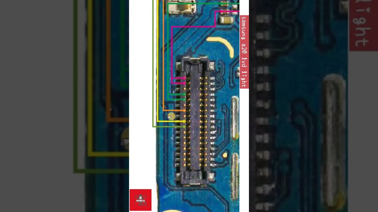 Samsung a20 display light problem and solution#short #diagram #samsung