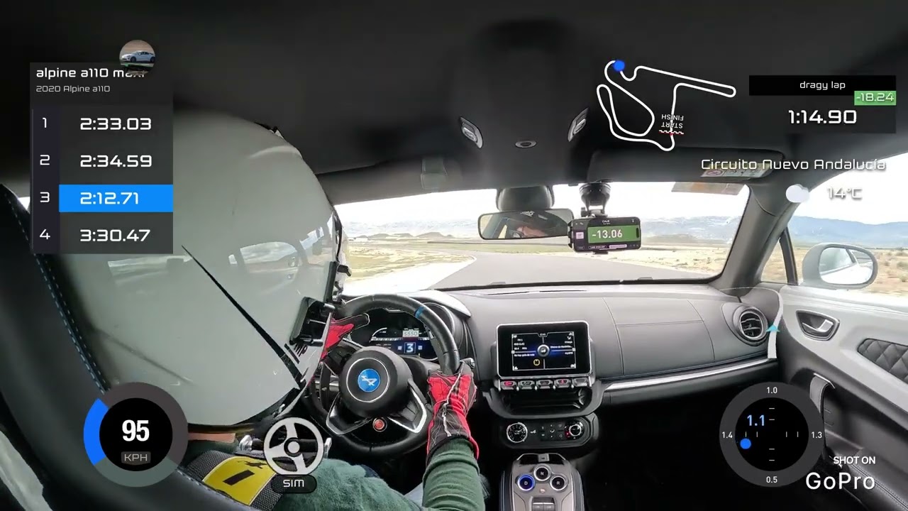 Alpine A110 Circuito de Andalucia 2:12.71