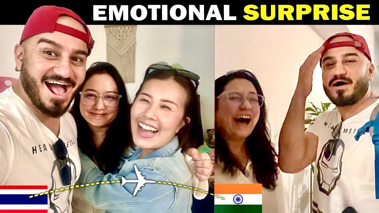 Traveling to Mumbai to Surprise My Sister on Her Birthday 😍 foreigner in india - India Travel Vlog