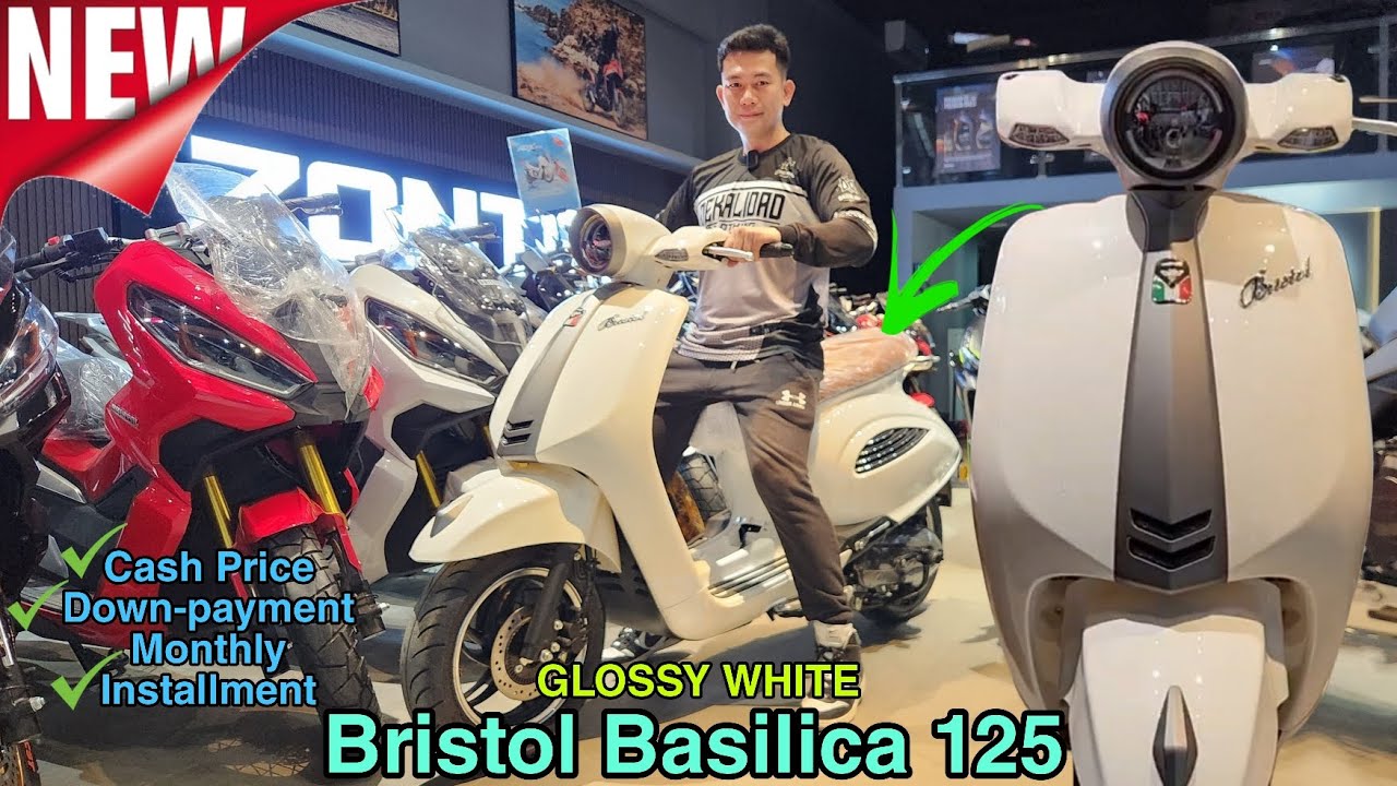 Bristol Basilica 125 White Classic Scooter