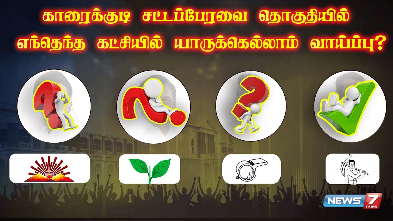 காரைக்குடி தொகுதி வேட்பாளர்கள் யார்? | DMK | ADMK | BJP | TVK | NK | News 7 Tamil Prime