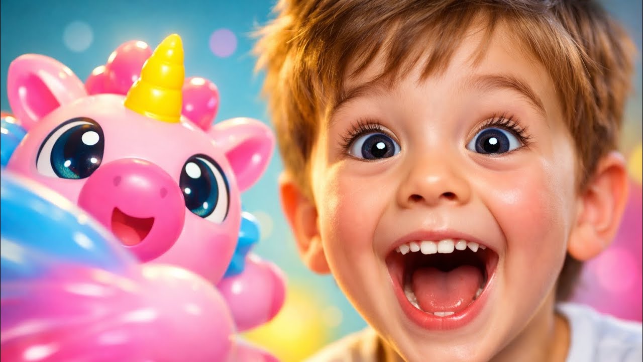 “WOW! Baby Finds a Magical Unicorn Toy 🦄✨
