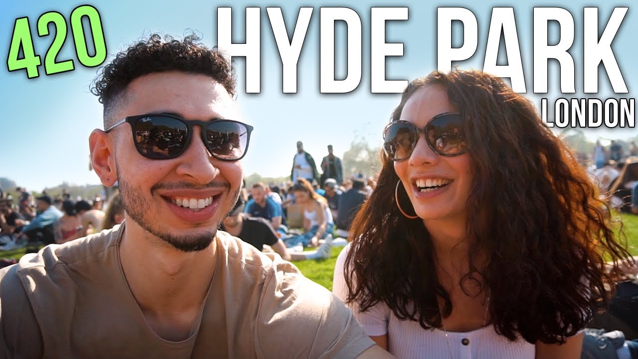 30,000 SMOKING CANNABIS! | London 420 Hyde Park Vlog