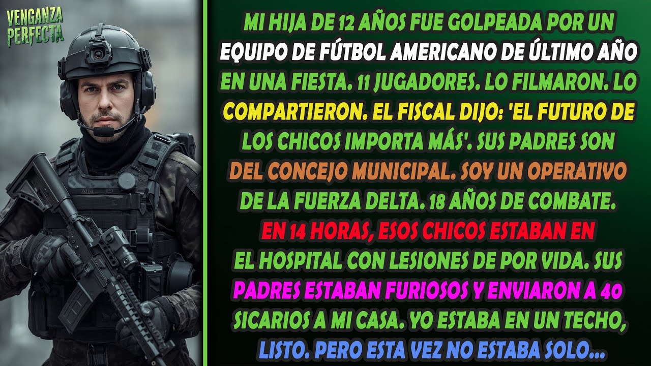 Once jugadores dañaron a mi hija; sus padres quisieron intimidarme… pero no estaba solo.
