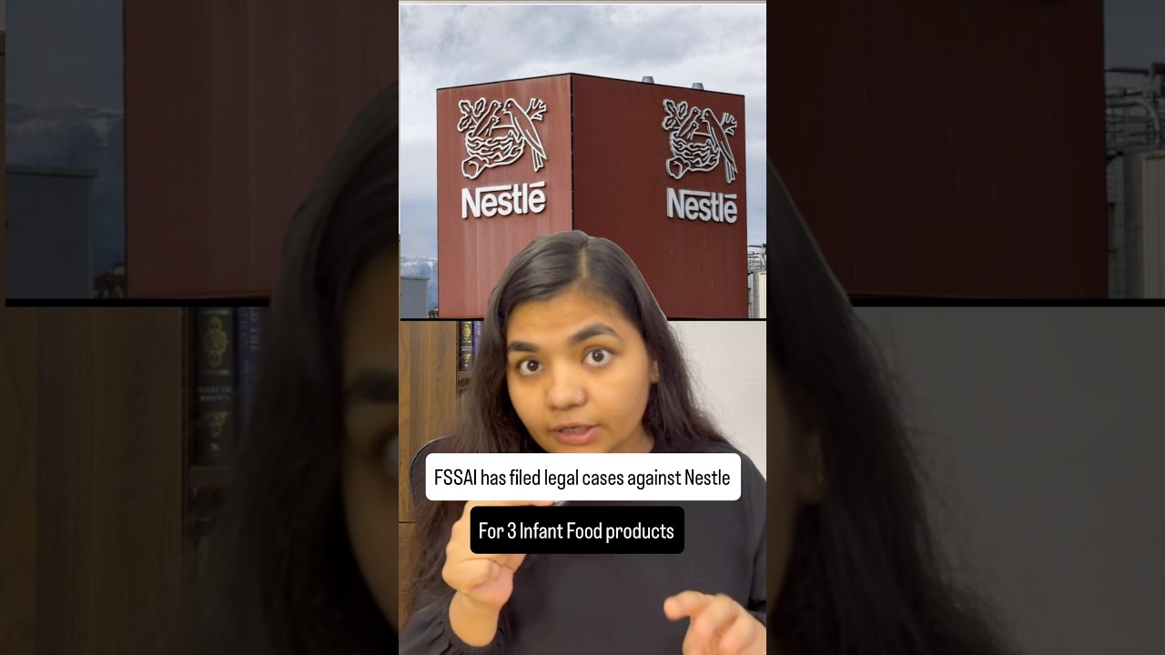 FSSAI has filed legal cases against Nestle for their infant food products #fssai #nestle #healthtips