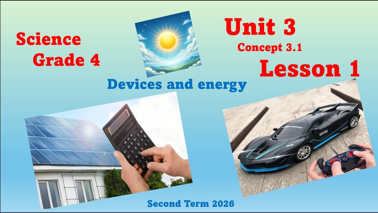 𝐒𝐜𝐢𝐞𝐧𝐜𝐞 𝐆𝐫𝐚𝐝e 4 𝐔𝐧𝐢𝐭 3 𝐂𝐨𝐧𝐜𝐞𝐩𝐭 3.1 𝐋𝐞𝐬𝐬𝐨𝐧 1   ساينس رابعة ابتدائى ترم ثاني