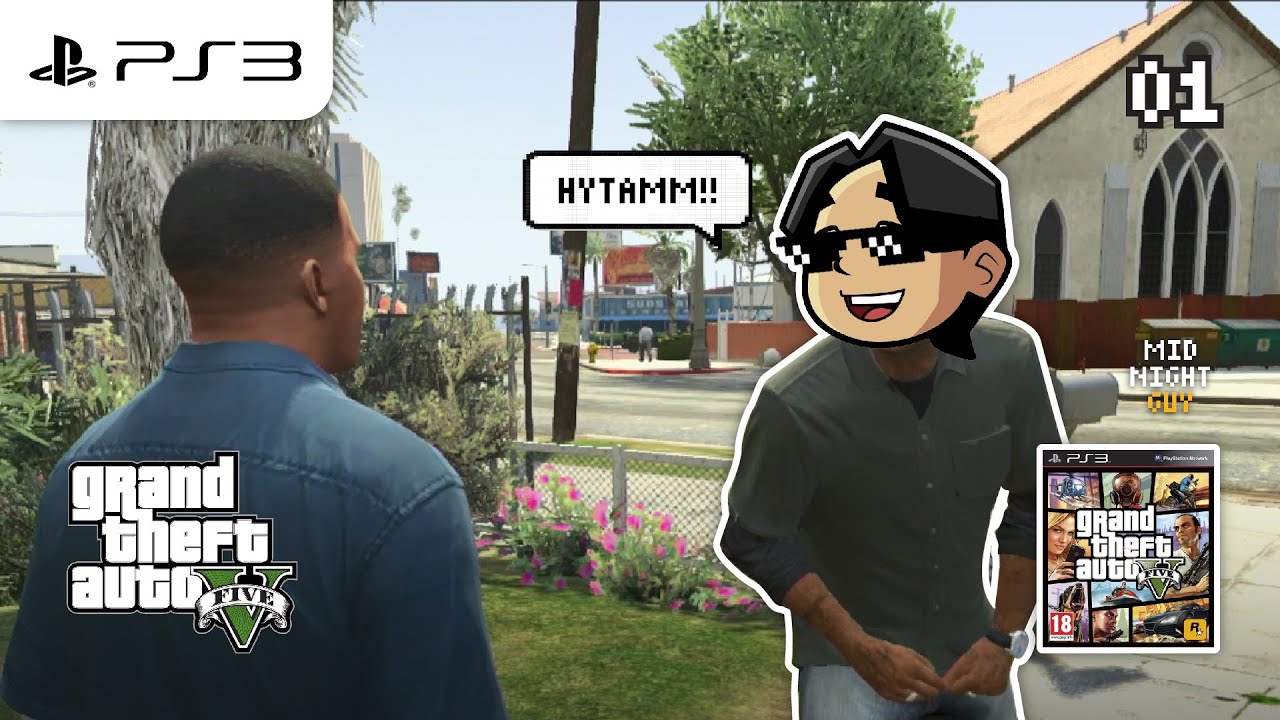 NYOBAIN MAIN GTA V DI PS3 (PART 01) GTA V PS3 INDONESIA