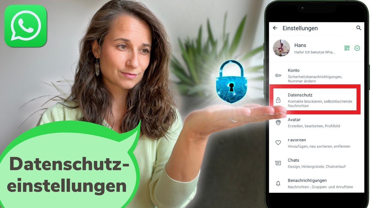 WIE SCHÜTZE ICH MEINE PERSÖNLICHEN DATEN IN WHATSAPP - Datenschutzeinstellungen