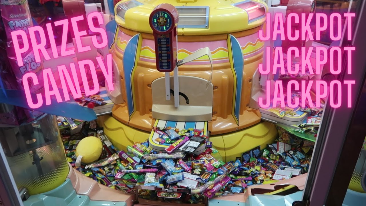 JACKPOT TIME!! Winning CANDY & PRIZES from the BIG SWEET LAND Candy Pusher