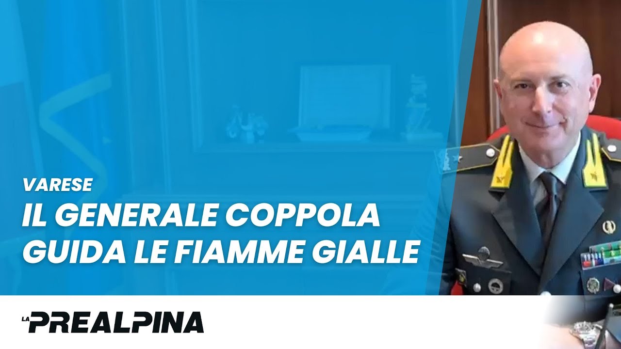 Varese | Il generale Coppola guida le Fiamme Gialle