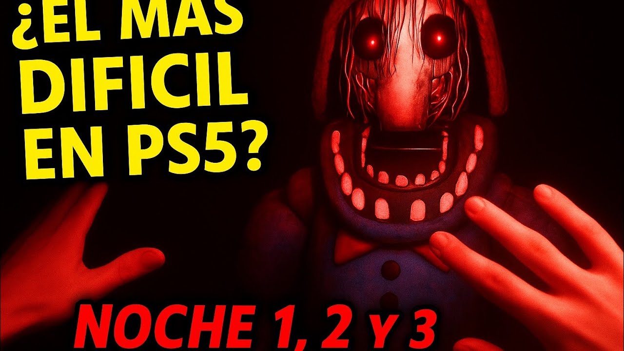 ¿LOGRE PASAR EL FNAF MÁS COMPLICADO DE ROBLOX EN PS5? 🤯 / NOCHE 1, 2 Y 3.