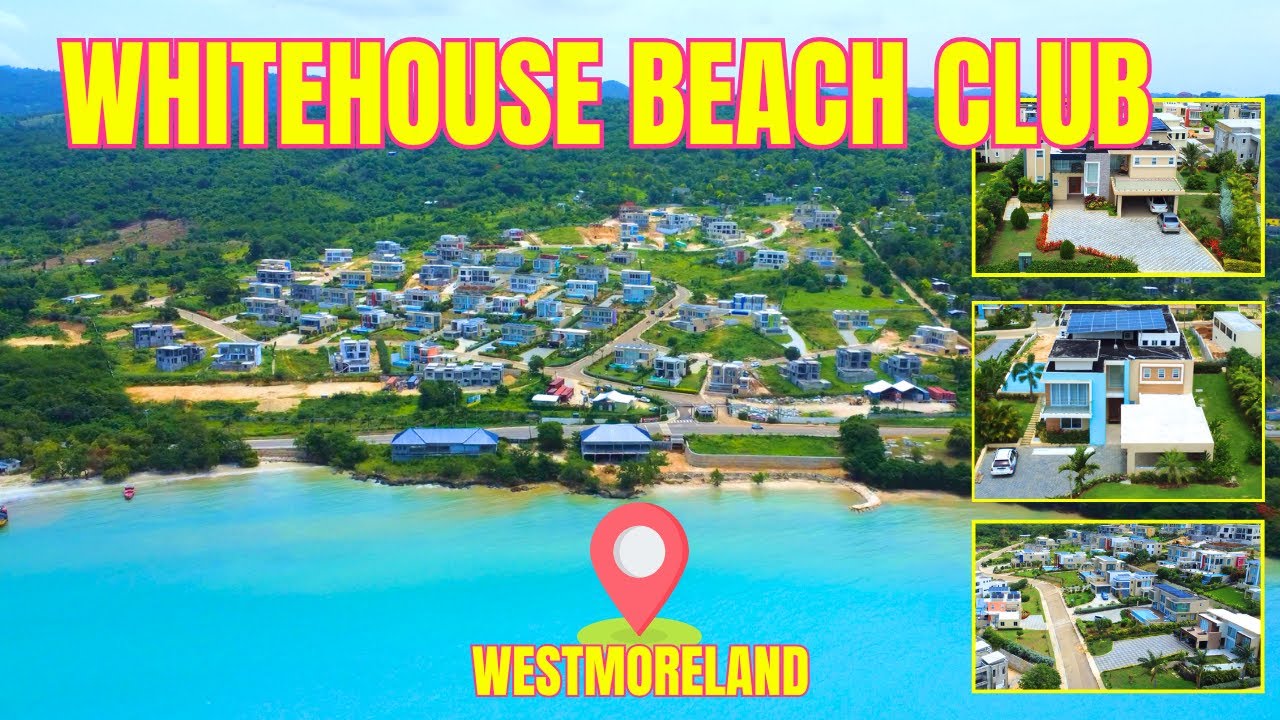 Stunning Aerial Tour of Whitehouse Beach Club -Westmoreland's Most Luxurious Housing Complex!