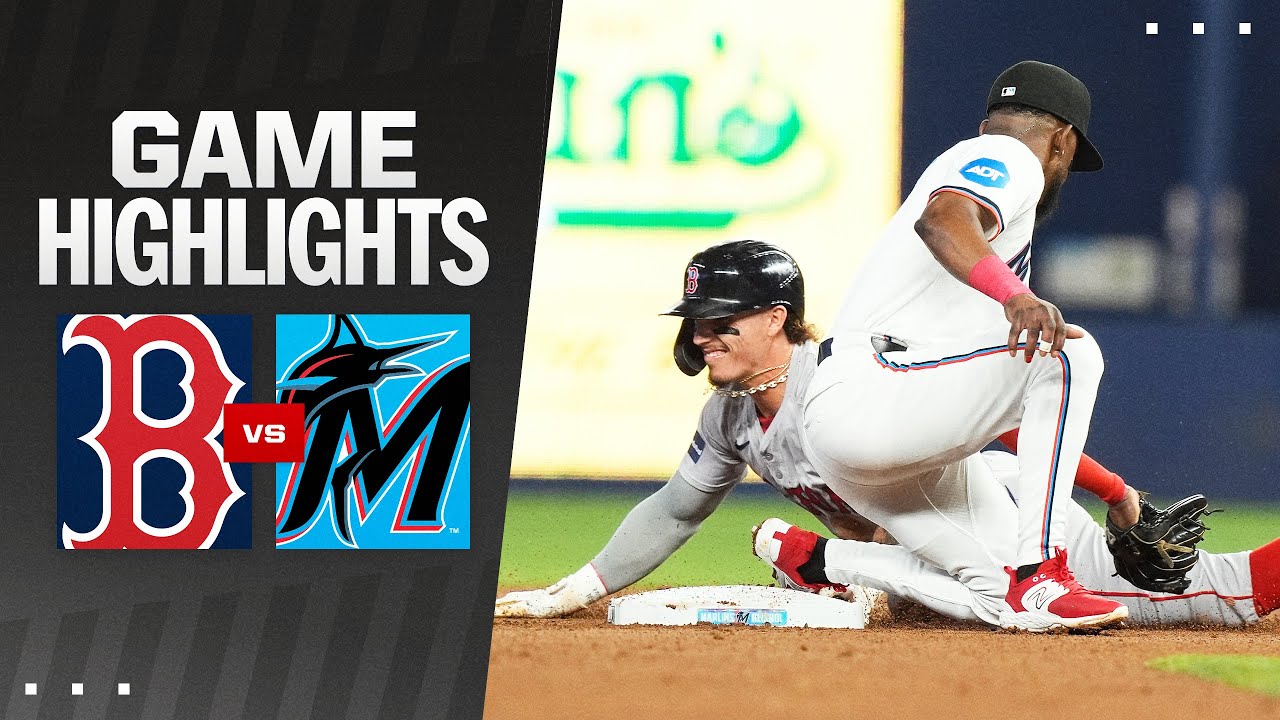 Red Sox vs. Marlins Highlights (7/2/24) | MLB Highlights