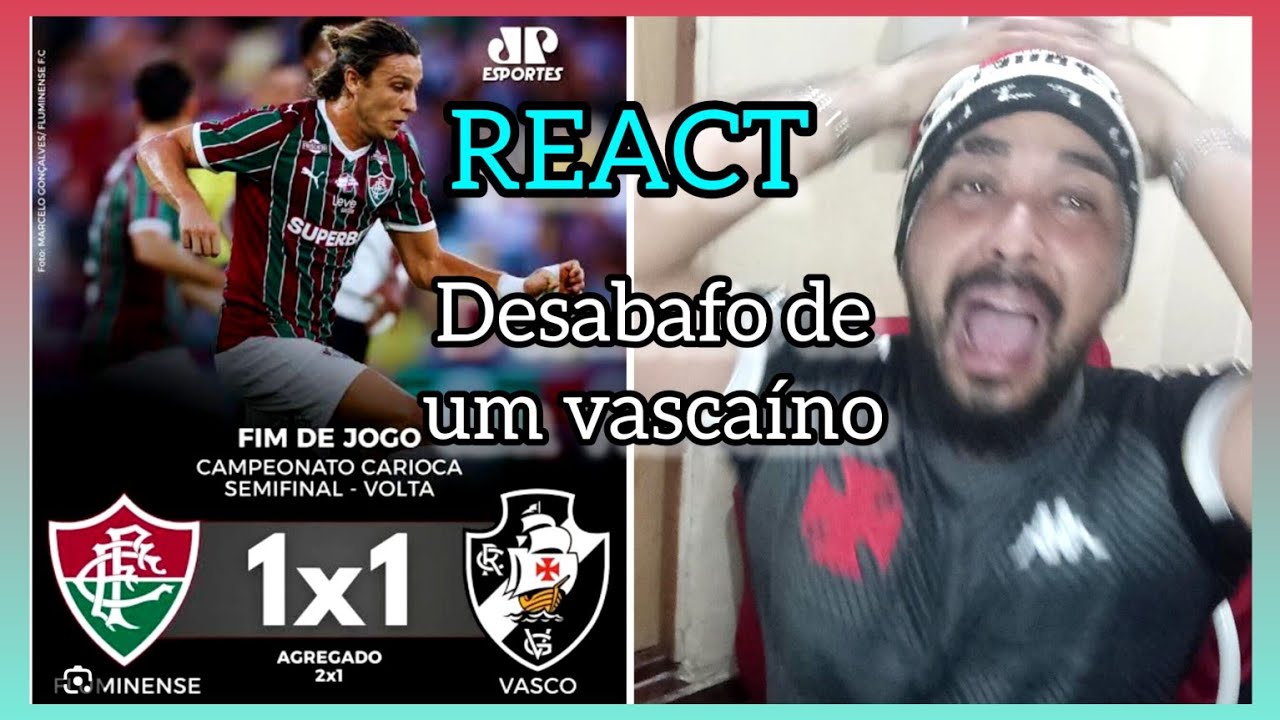 React Fluminense 1x1 Vasco semifinal do Cariocão 2026/ melhores momentos 