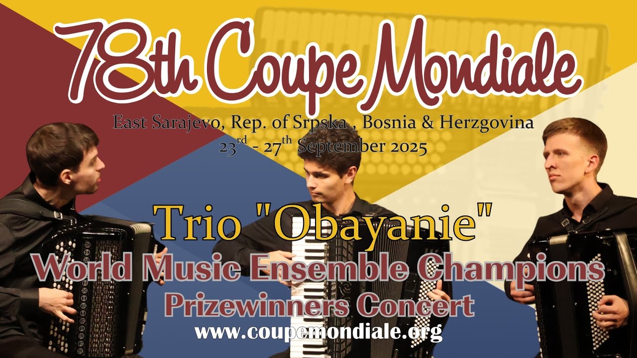 Overture by N. Kapustin - Trio Obayanie - 78th Coupe Mondiale World Music Ensemble Champions