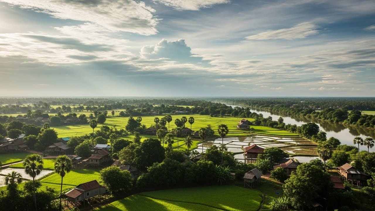 Clouds Passing Over Cambodia – Relaxing Sky Ambience