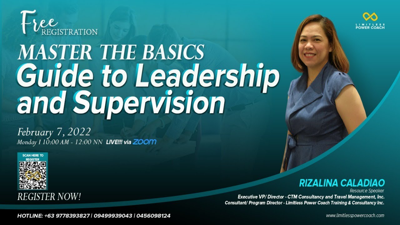 Master the Basics: Guide to Leadership and Supervision (Free LIVE Webinar)