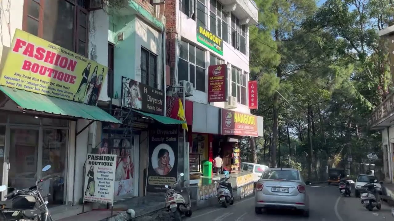 Driving to Hamirpur Market from Nadaun Side - Palasi - DAV Hamirpur - pakka bharo - hamirpur market