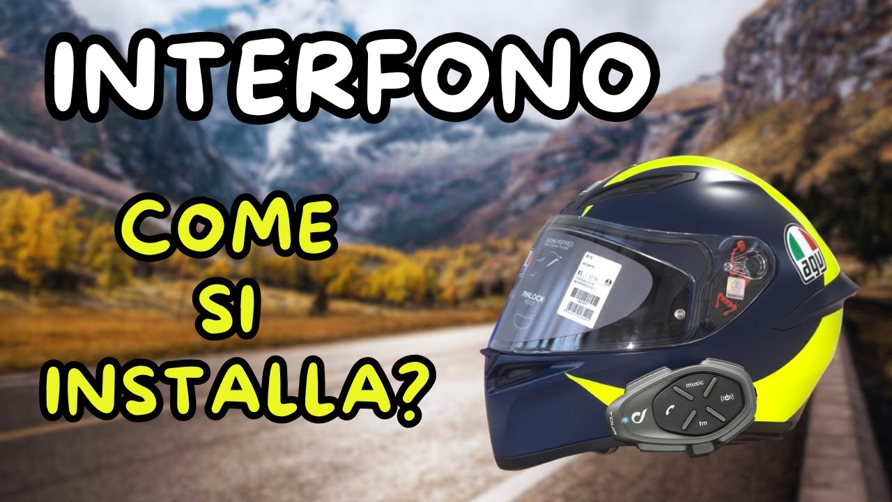 Come installare L' INTERFONO nel CASCO - Tutorial