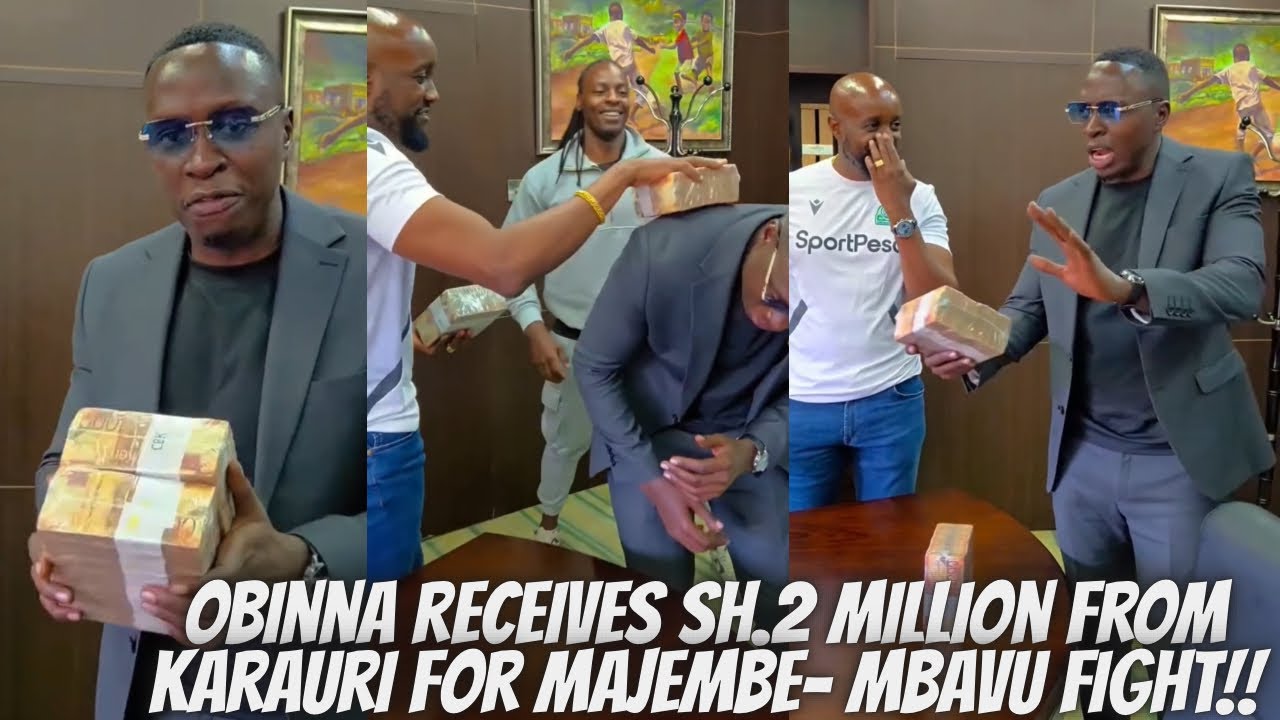 Oga Obinna Receives Sh.2 Million From Ronald Karauri For Majembe & Mbavu Destroyer Fight! | Kasarani