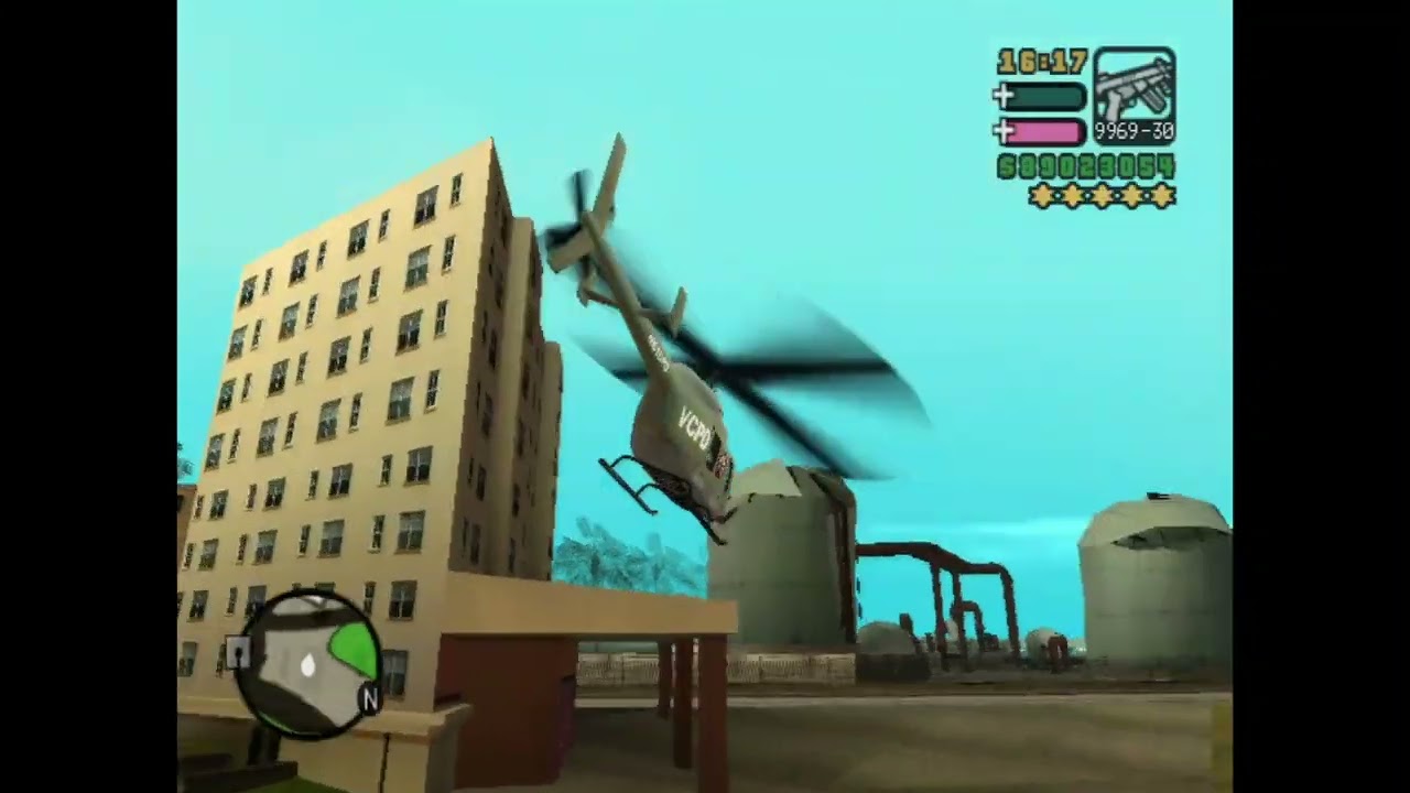 Grand Theft Auto Vice City Stories 6 Star Wanted Battle and Escape