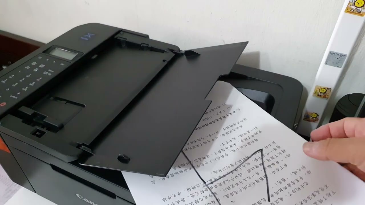 Canon Pixma E4570 Printer Manual duplex scanning Double sided scan by using ADF function