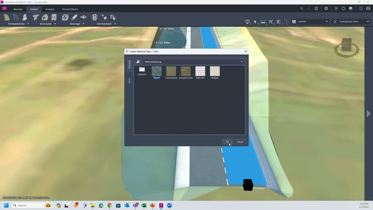 How to Customize a Rail Assembly in Infraworks