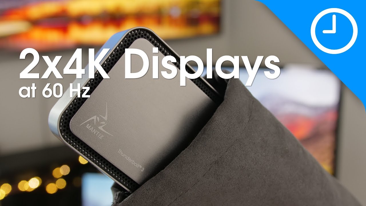 Mantiz Titan multi-video dock: TWO 4K displays at 60 Hz [9to5Mac]