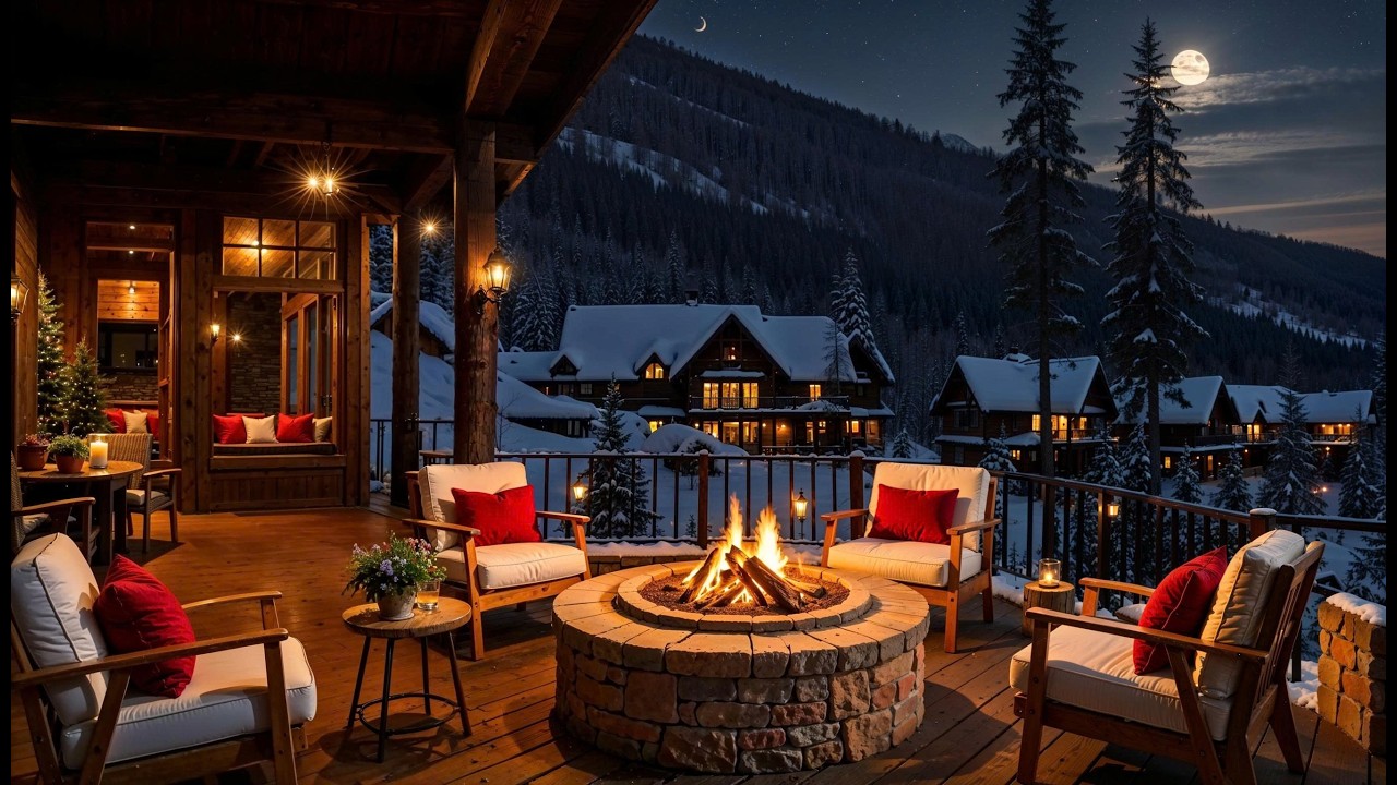 Cozy Fireplace Winter Jazz ☕🔥 | Smooth Jazz for Work, Study & Relaxation