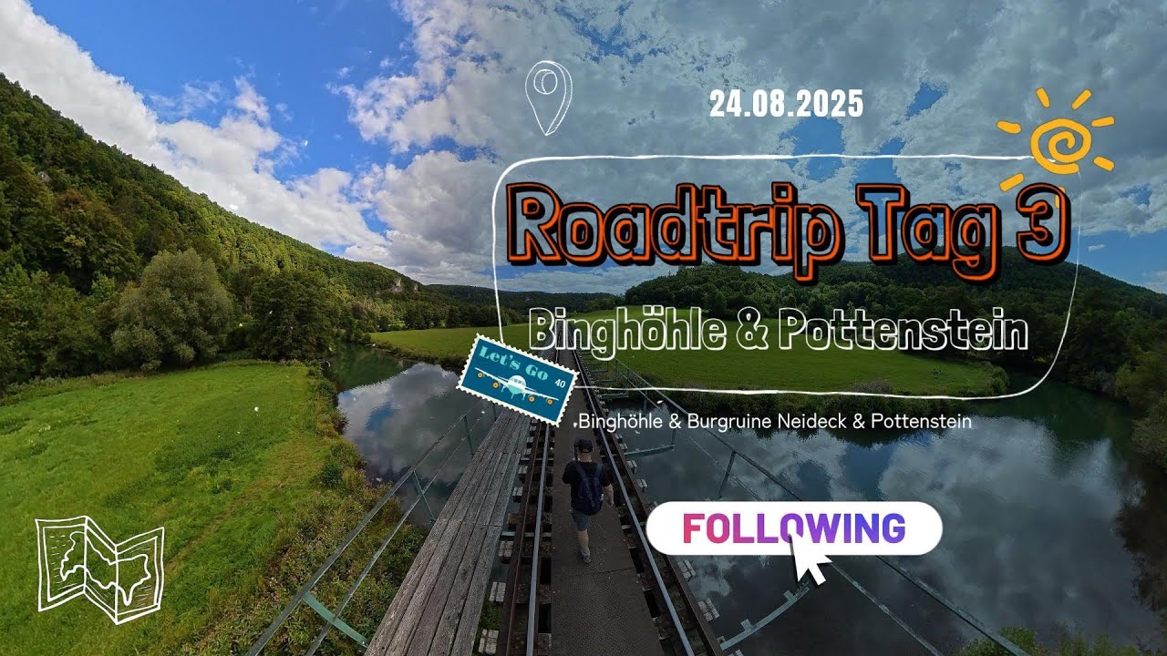 Sommer Roadtrip 2025 Tag 3 - Binghöhle, Streitberg , Burgruine Neideck & Pottenstein #dachzeltwoody