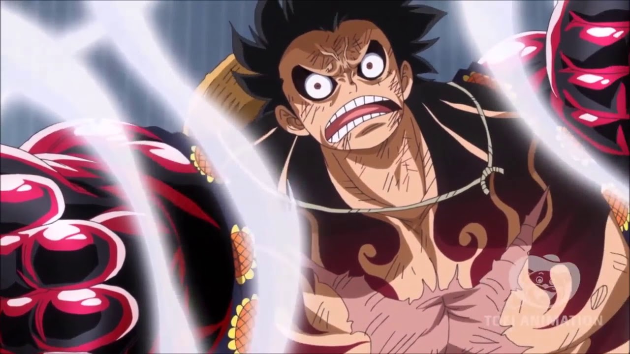 One Piece 726 Luffy vs Doflamingo   GEAR 4 Fourth BOUNDMAN KONG GUN