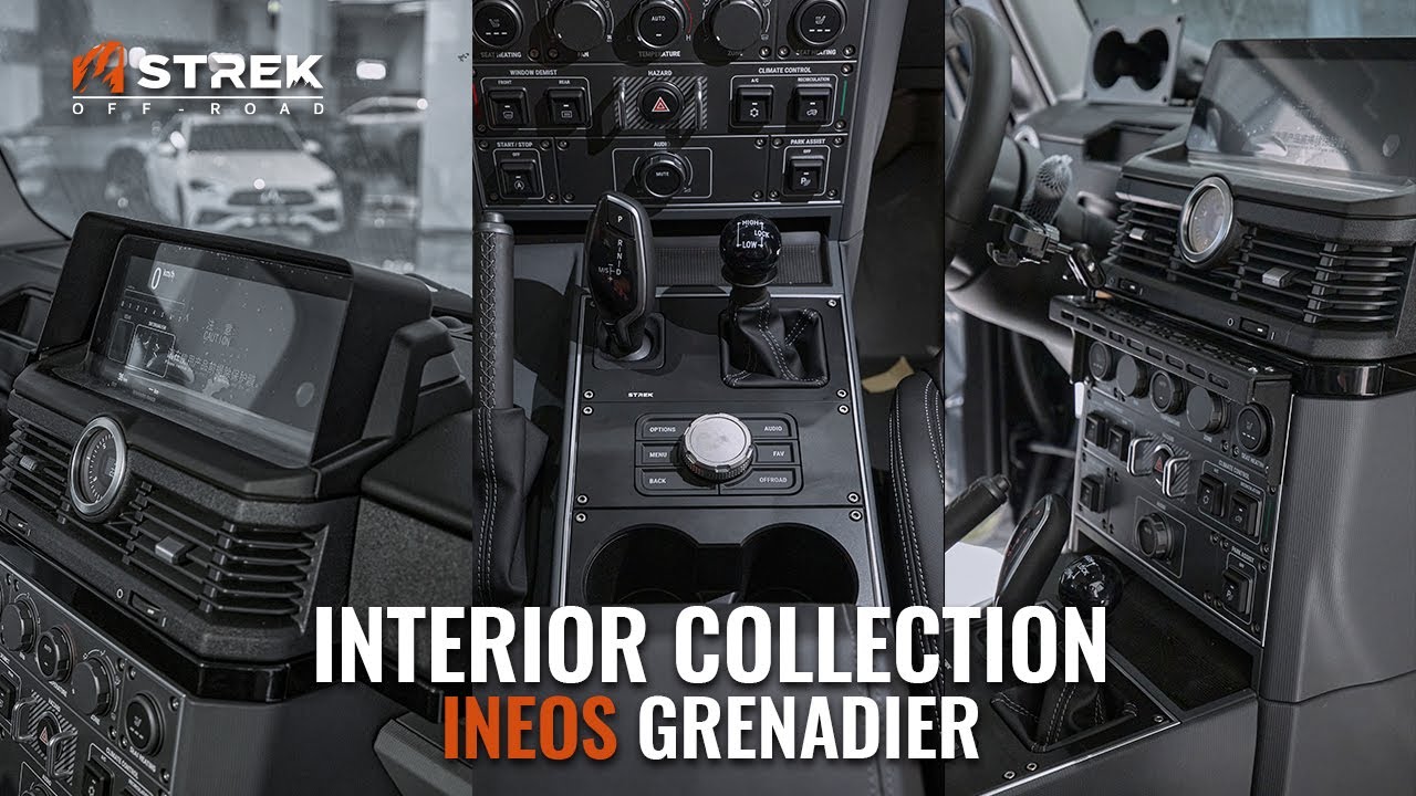 THE MUST BUY INTERIOR ACCESORRIES FOR INEOS GRENADIER 2025 BY STREK OFF-ROAD
