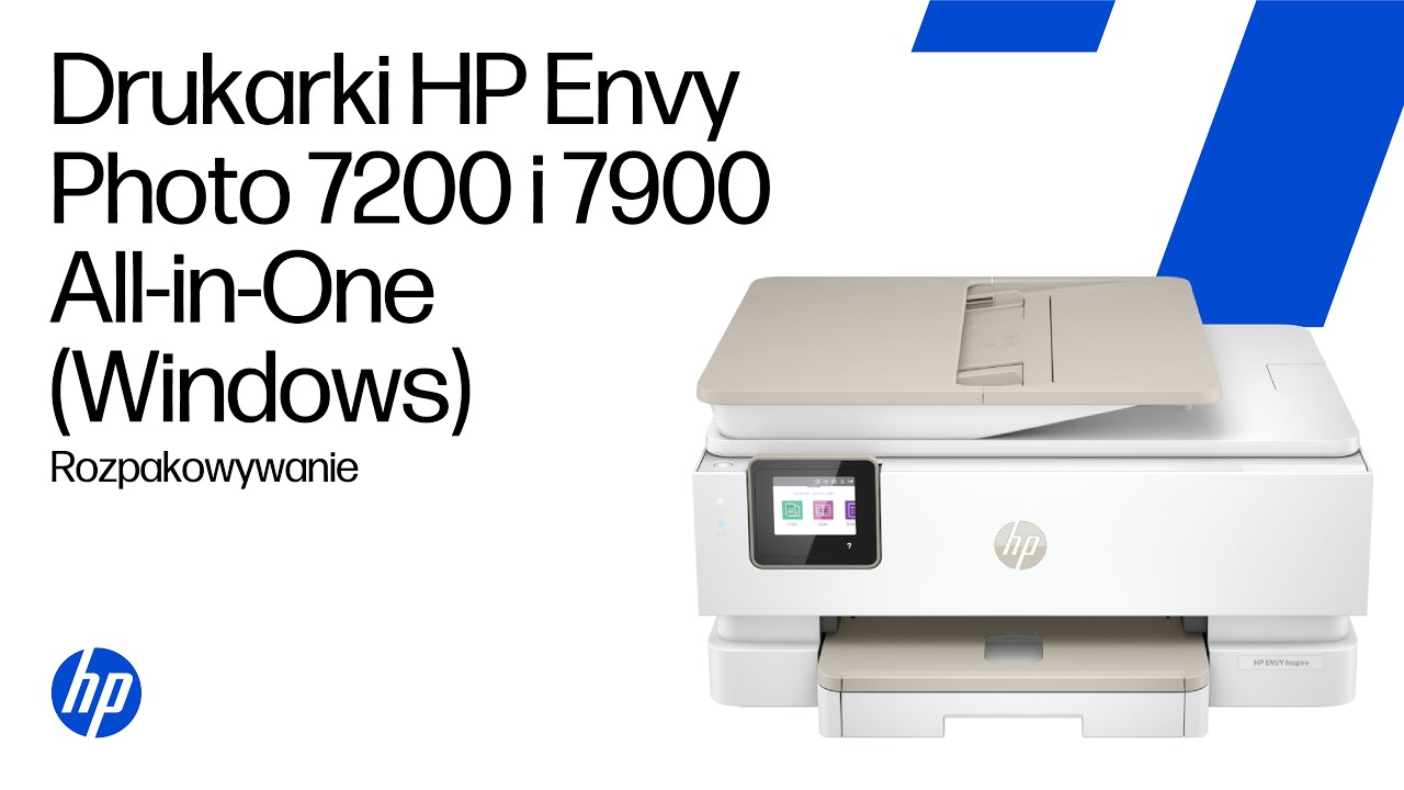 Rozpakowywanie i konfiguracja (Windows) | Drukarki HP Envy Photo serii 7200 i 7900 All-in-One