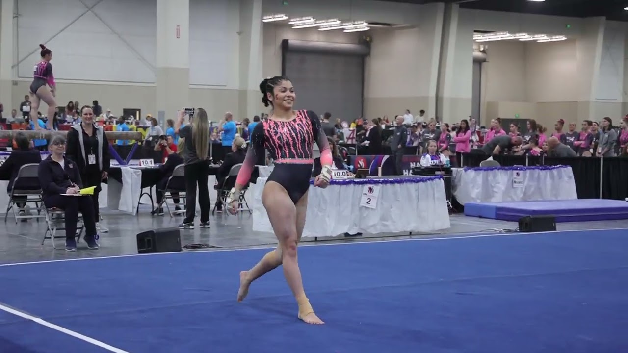 National Floor Champion! Arianna Espinoza 1st Place Floor 9.85 Level 10 National Championships 2025