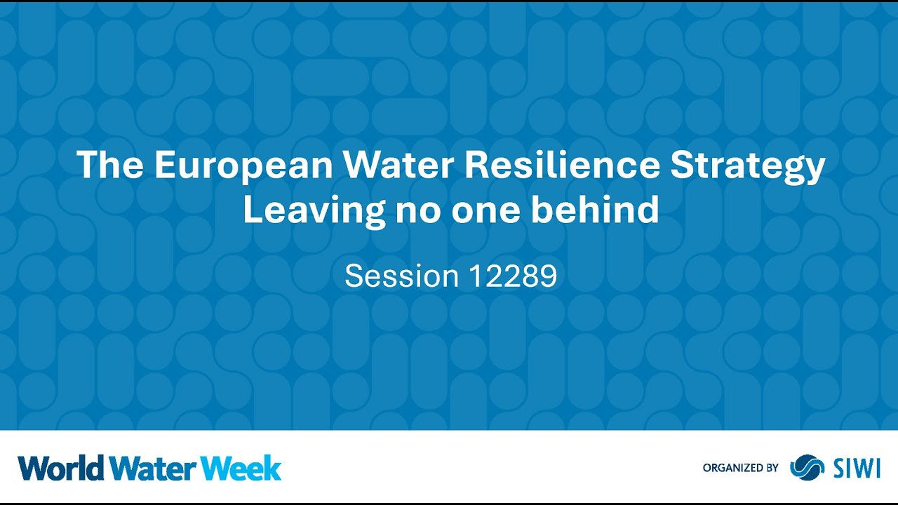 12289 The European Water Resilience Strategy Leaving no one behind