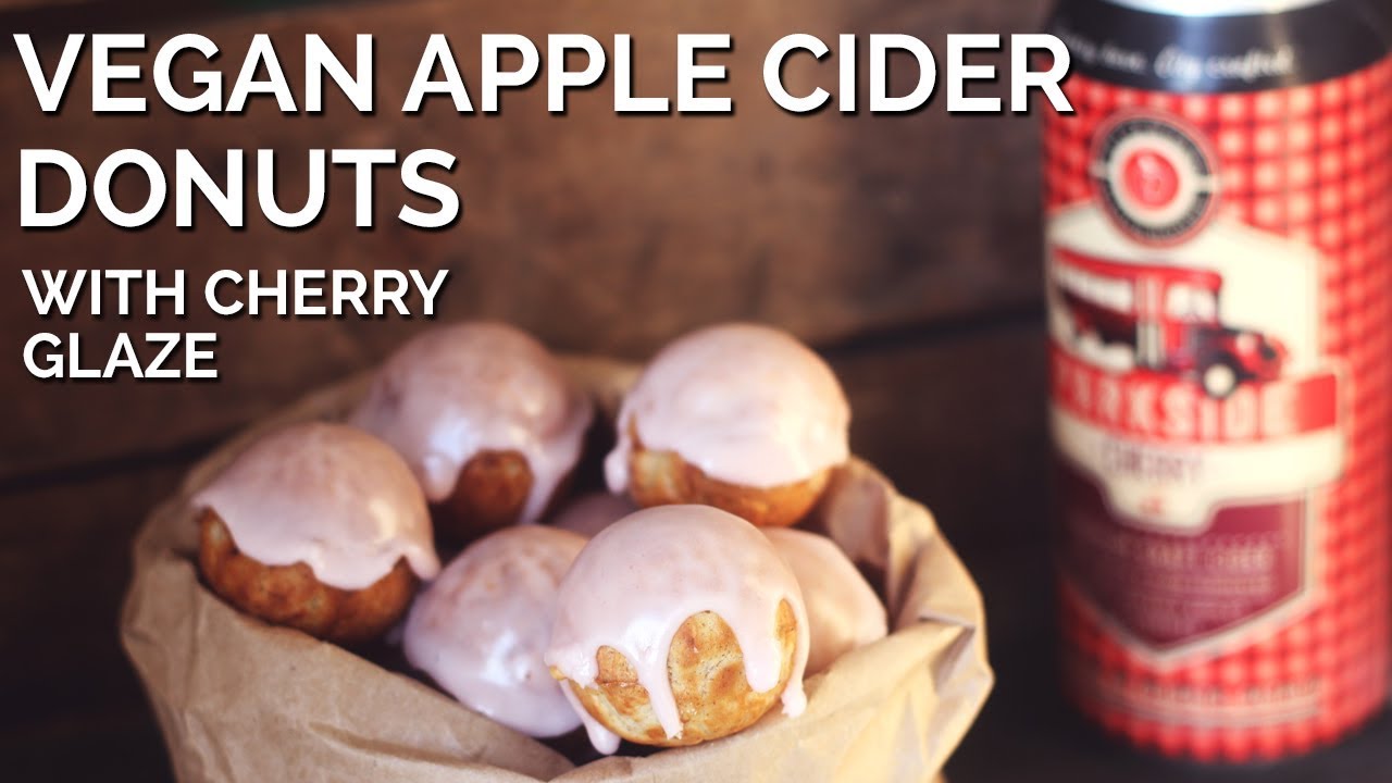 Vegan Apple Cider Donuts | Two Market Girls + Brickworks Ciderhouse