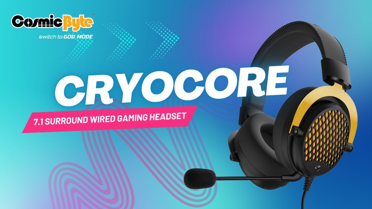 🎧 Cosmic Byte CryoCore 7.1 Unboxing & Review | Ultimate 3D Audio Gaming Headset 2025 🔥
