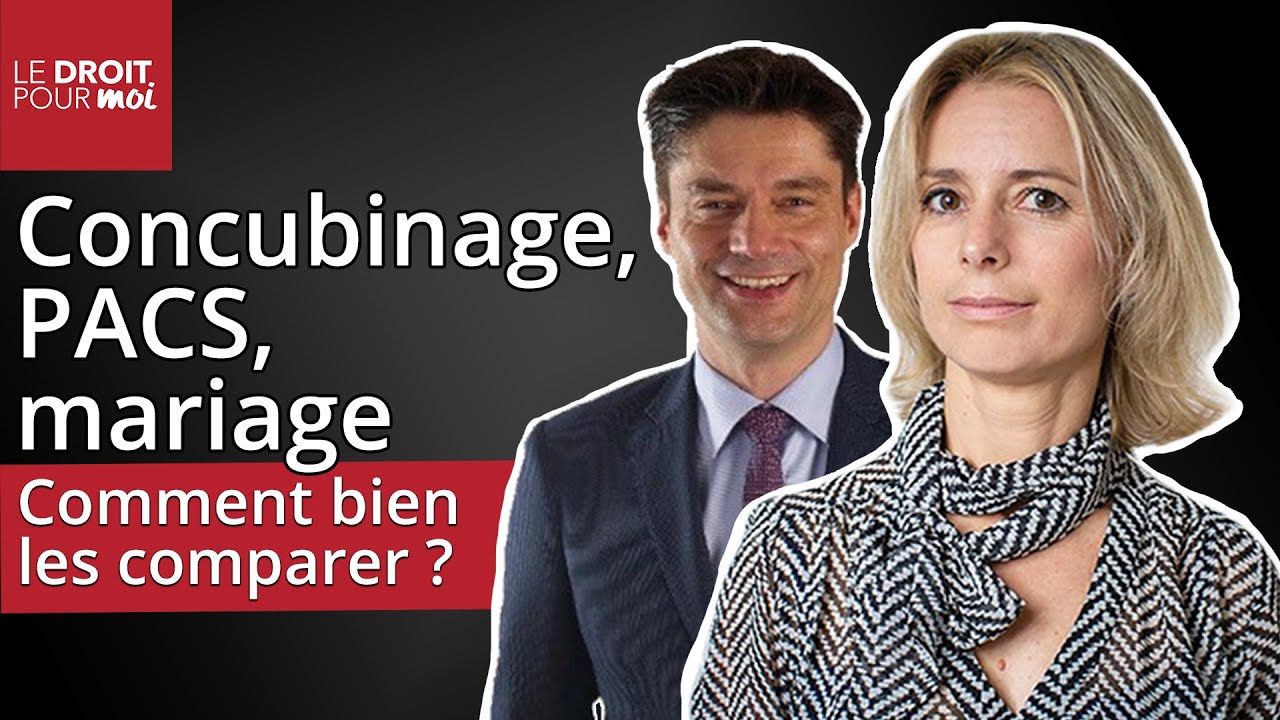 Concubinage pacs mariage : comment bien les comparer ?